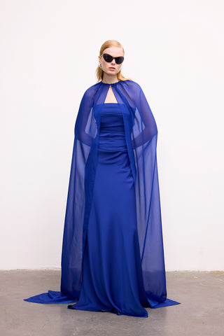 Amaris Saten Maxi Elbise